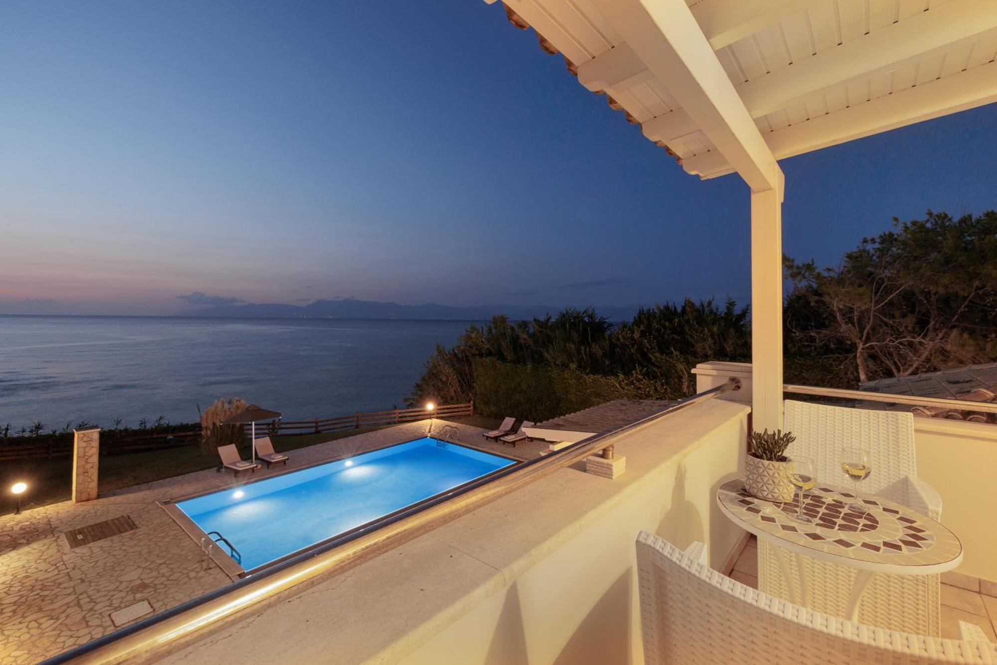 Beachfront Villa Dionysos - With Private Beach Sidari  Exterior photo